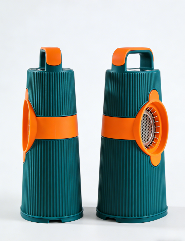 VerveGrind 4-in-1 Multi-Grater – Exclusive Color-Blocked Precision Grater with Interchangeable Blades
