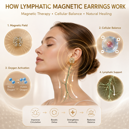 💖❤️TIMNAMY® Magnetic Moissanite Lymphatic Earrings-QUICK RESULTS, NO EAR PIERCING REQUIRED -LAST‑DAY SPECIAL: 50% OFF💖❤️
