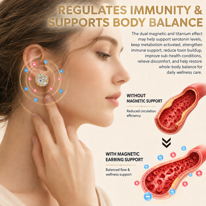 💖❤️TIMNAMY® Magnetic Moissanite Lymphatic Earrings-QUICK RESULTS, NO EAR PIERCING REQUIRED -LAST‑DAY SPECIAL: 50% OFF💖❤️