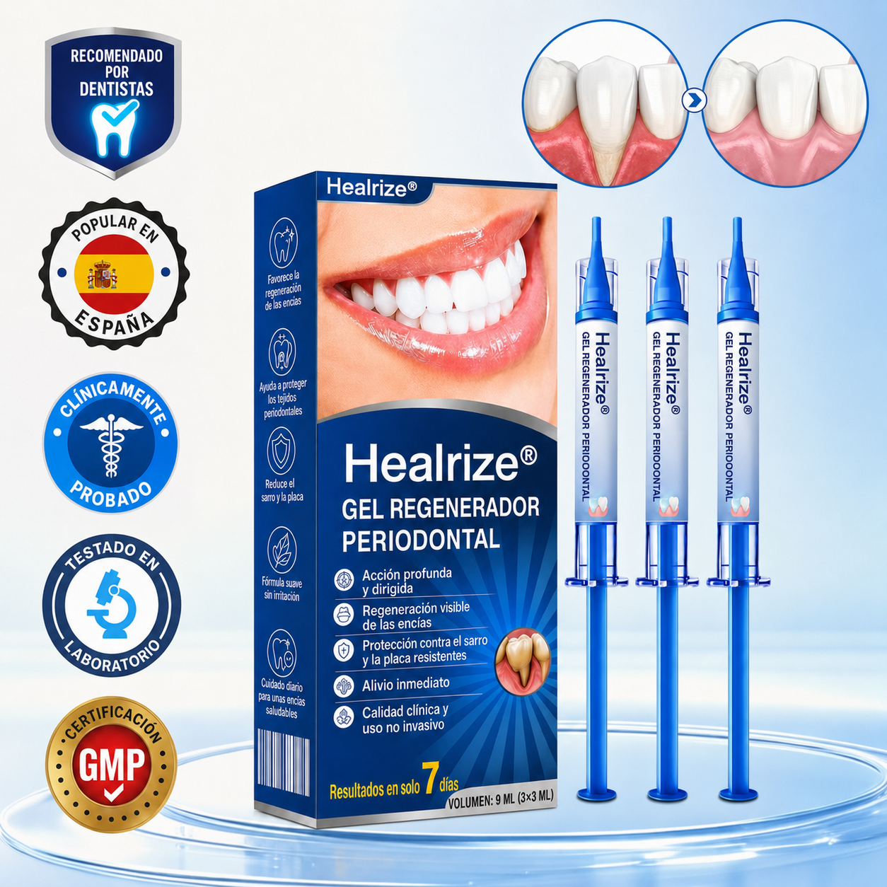 ☘️🇸🇰👨‍⚕️✅🦷Gel de reparación periodontal Healrize® GumRevive🦷🍋🍋