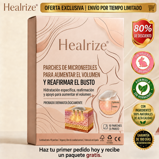 🌍Healrize® | Parche avanzado de nanomicroagujas para el aumento localizado del pecho 👩‍⚕️