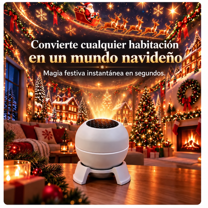 💌 Crea un cuento de hadas navideño en cualquier habitación: luz nocturna con proyector festivo 🎄🎁1