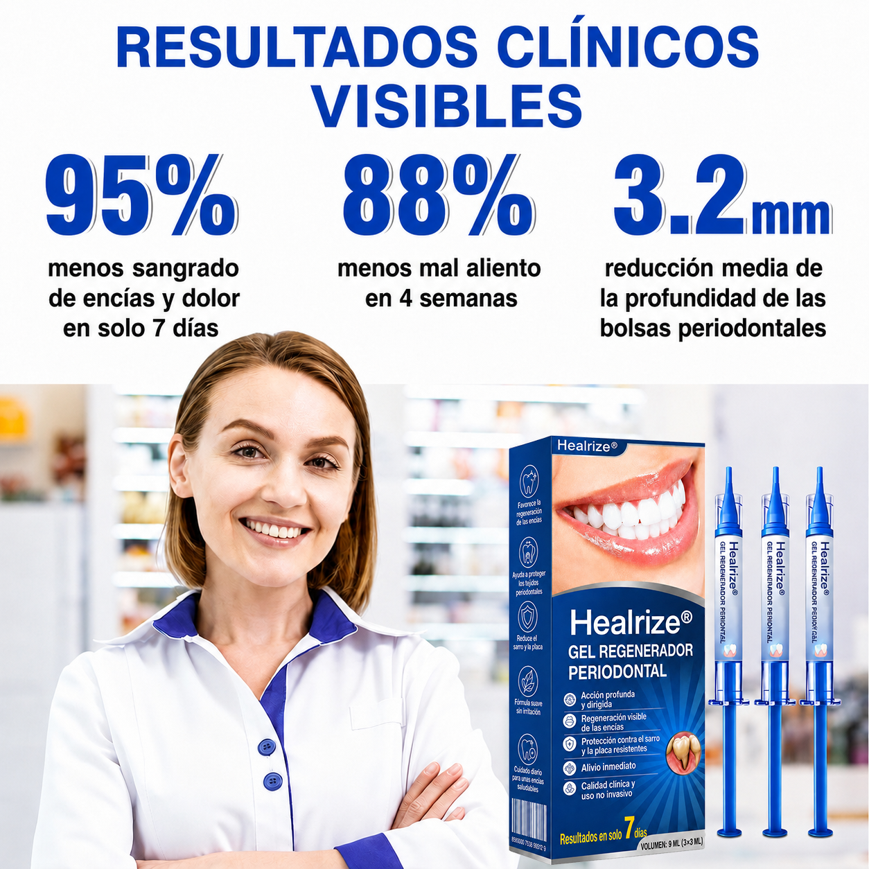 ☘️🇸🇰👨‍⚕️✅🦷Gel de reparación periodontal Healrize® GumRevive🦷🍋🍋