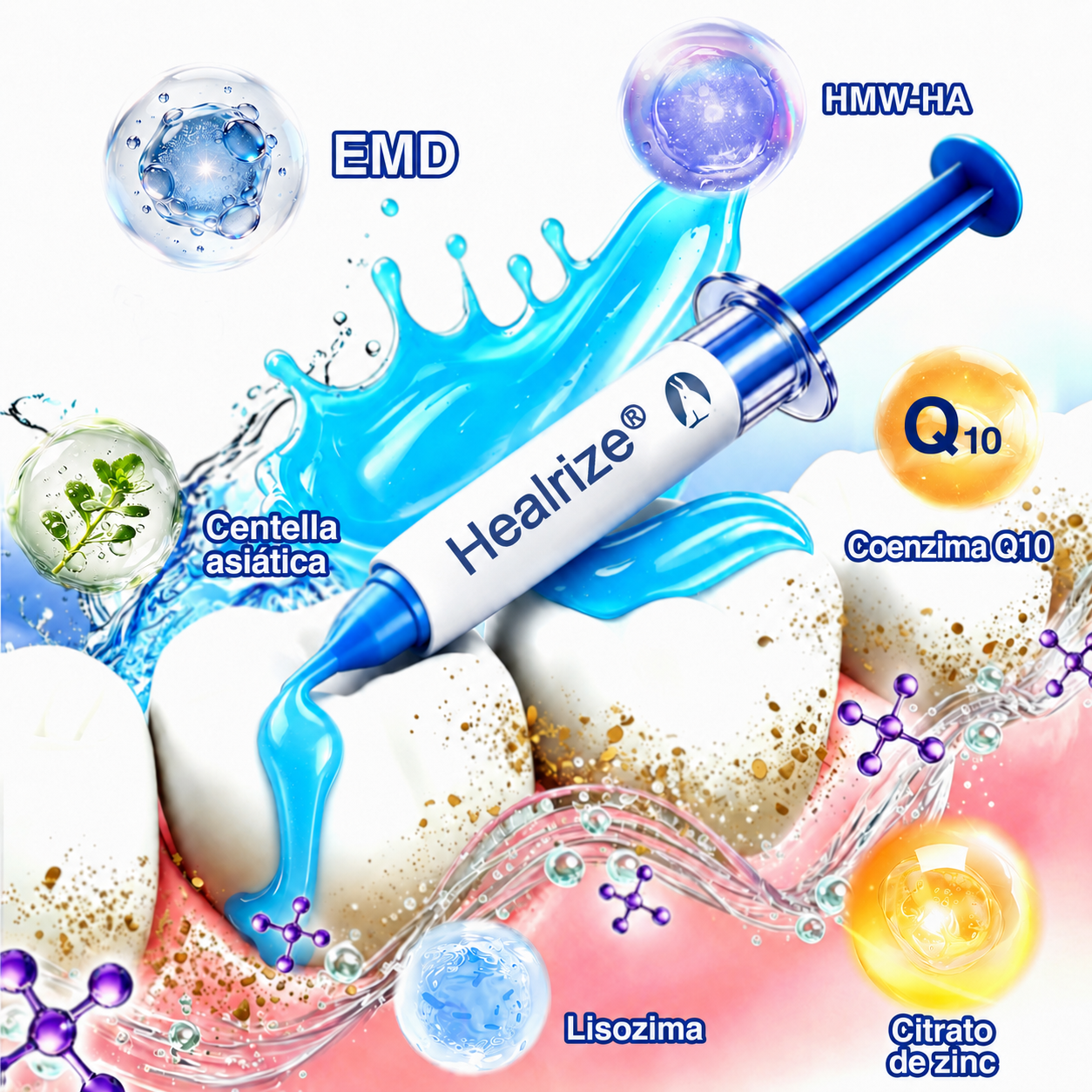 ☘️🇸🇰👨‍⚕️✅🦷Gel de reparación periodontal Healrize® GumRevive🦷🍋🍋