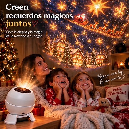 💌 Crea un cuento de hadas navideño en cualquier habitación: luz nocturna con proyector festivo 🎄🎁1